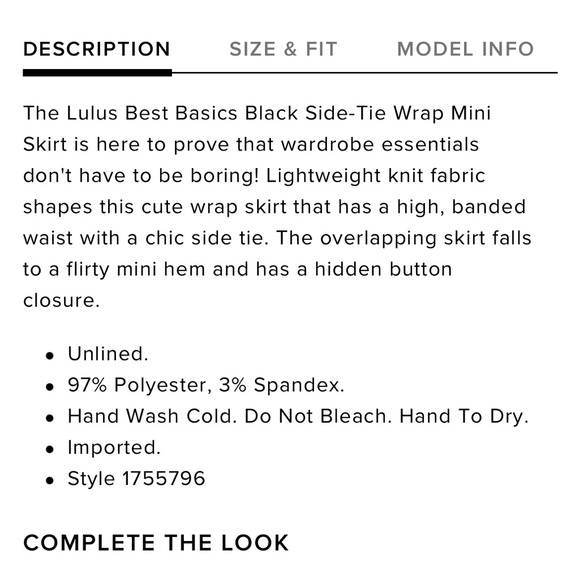 Lulus wrap skirt - Picture 8 of 8